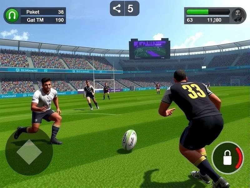 Mumbai Maulers Rugby Game Screenshot